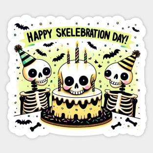 Skelebration Day Sticker